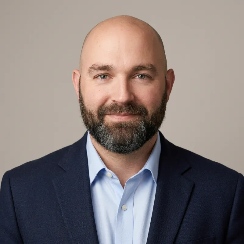 Portrait of Jesse Swartzendruber, Chief Technology Officer at Fender Financial